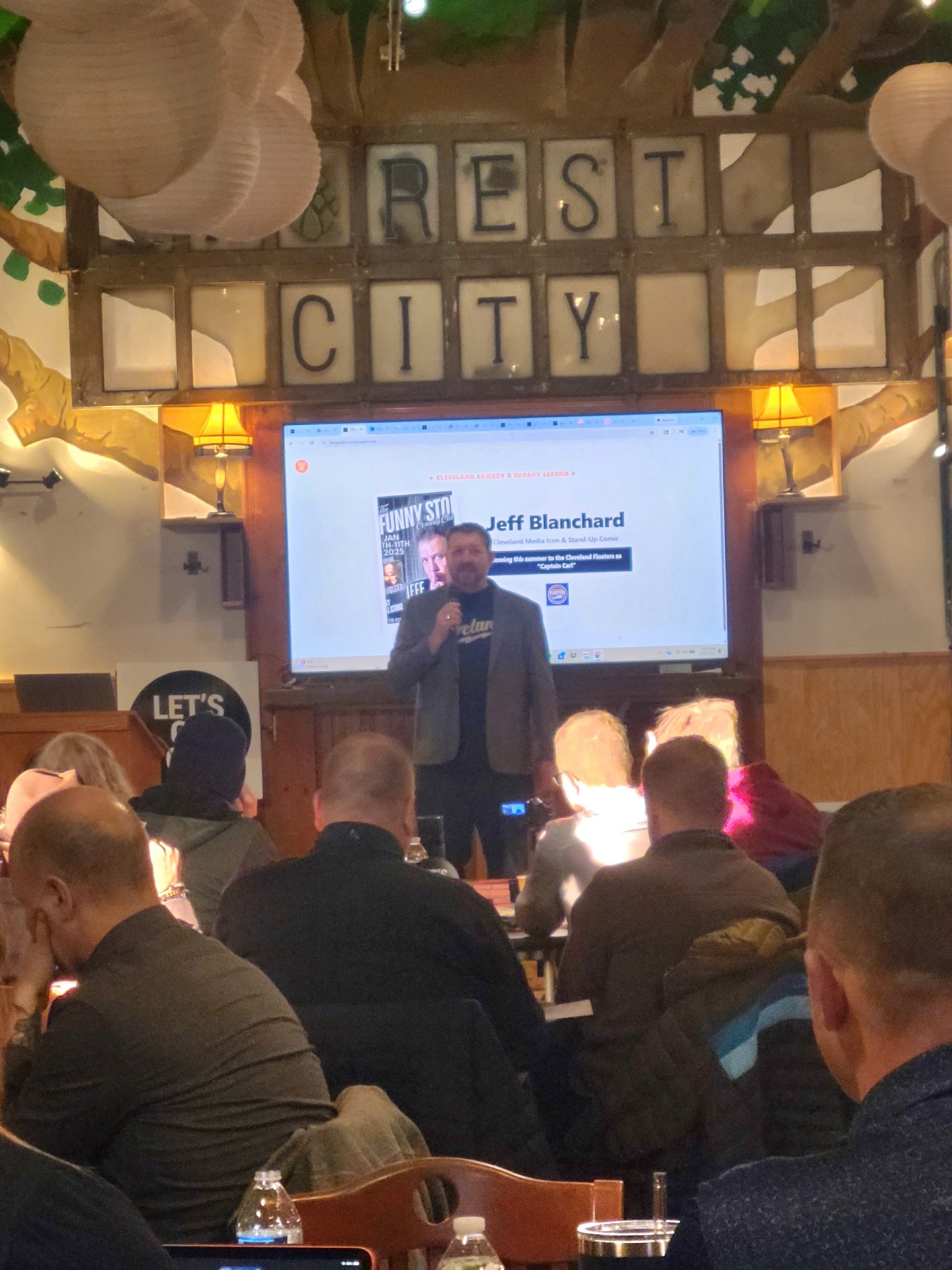 Jeff Blanchard presenting