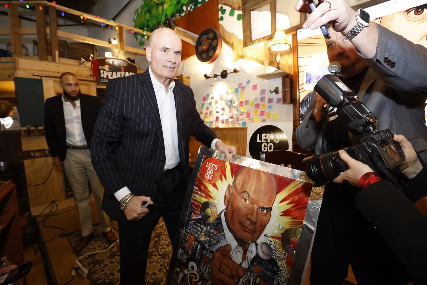 Tim with custom artwork